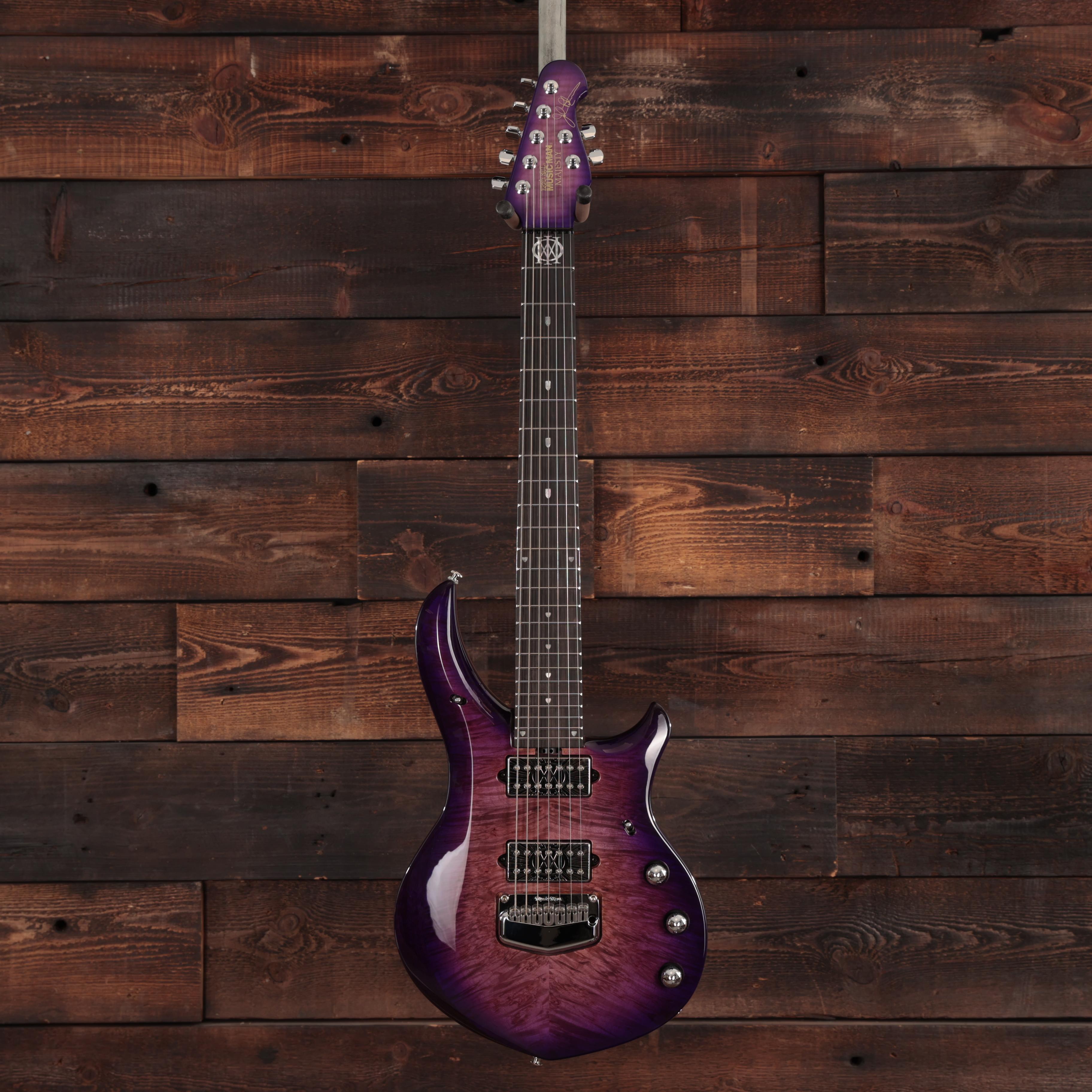musicman majesty 7 7弦ギター Music Man BFR Majesty 7 Electric Guitar in Wolf's Bane - Andertons
